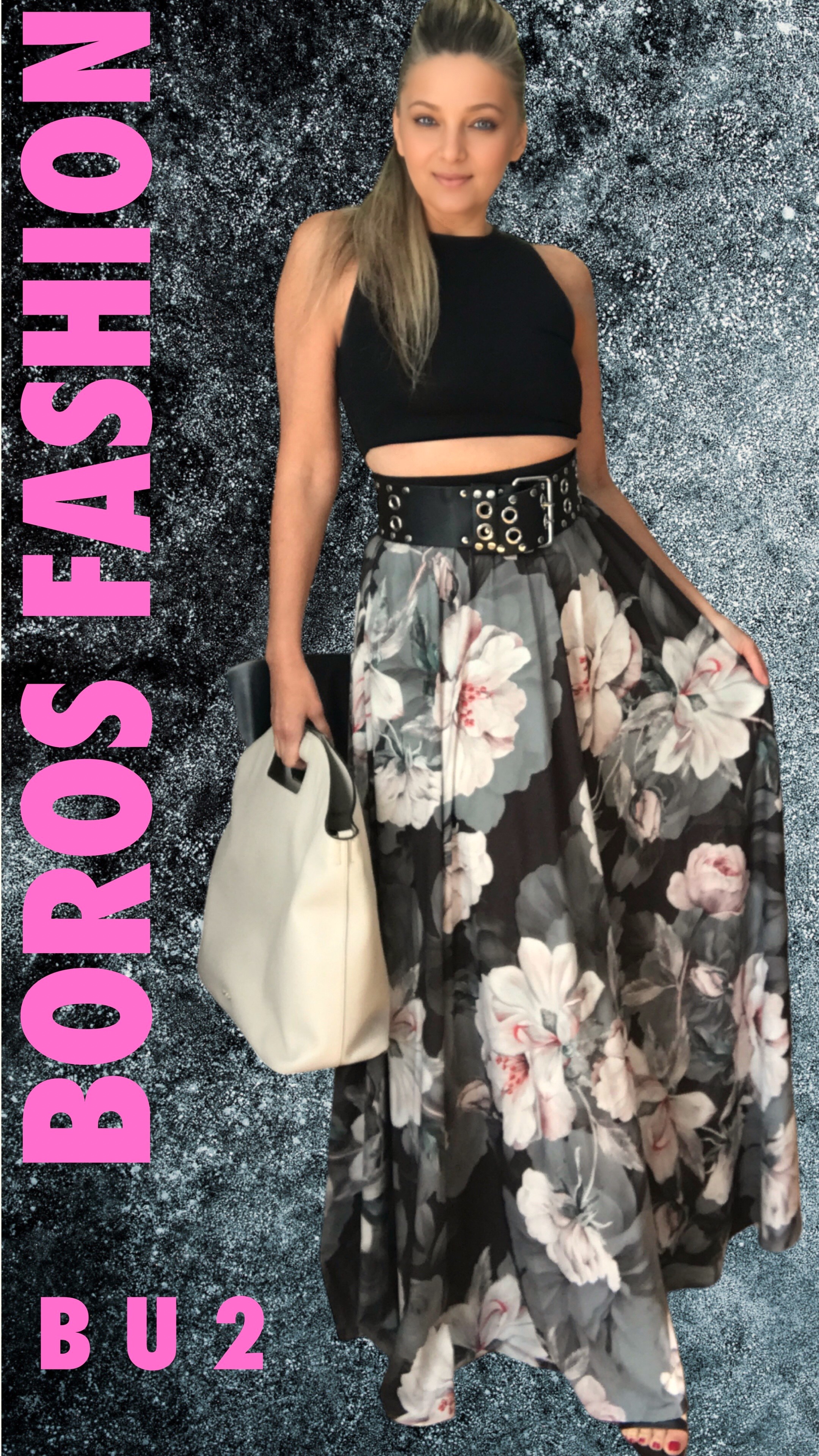 Dlouhá letní sukně - maxi sukně BOROS SK-L-FLWUH1